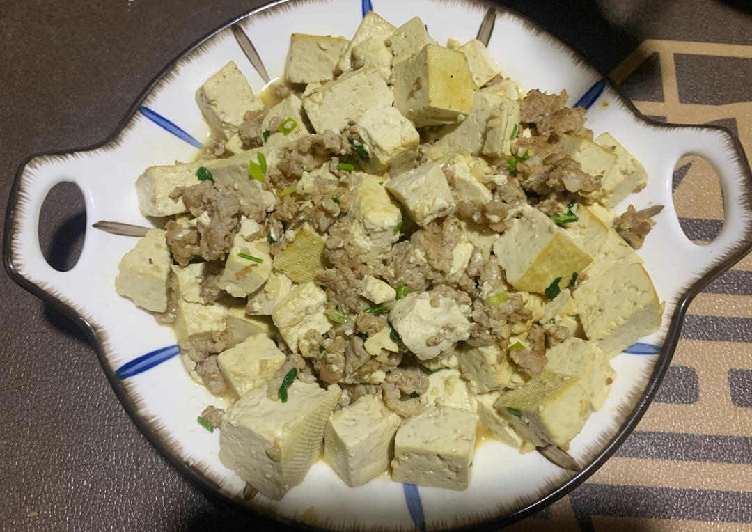 巨下饭！拌饭超好吃的肉末豆腐！做法简单零失败~