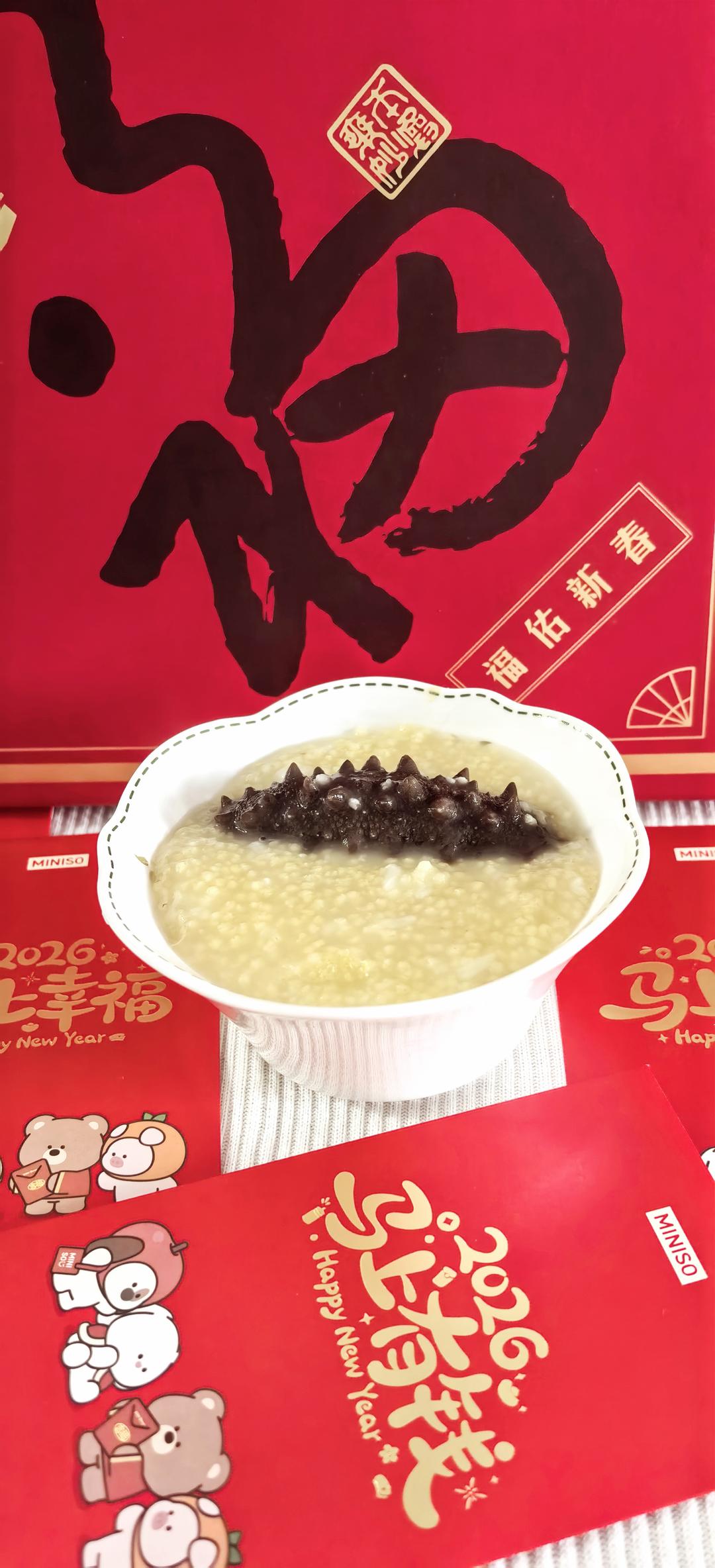 ㊙️营养丰富‼️小米海参粥‼️老少皆宜‼️