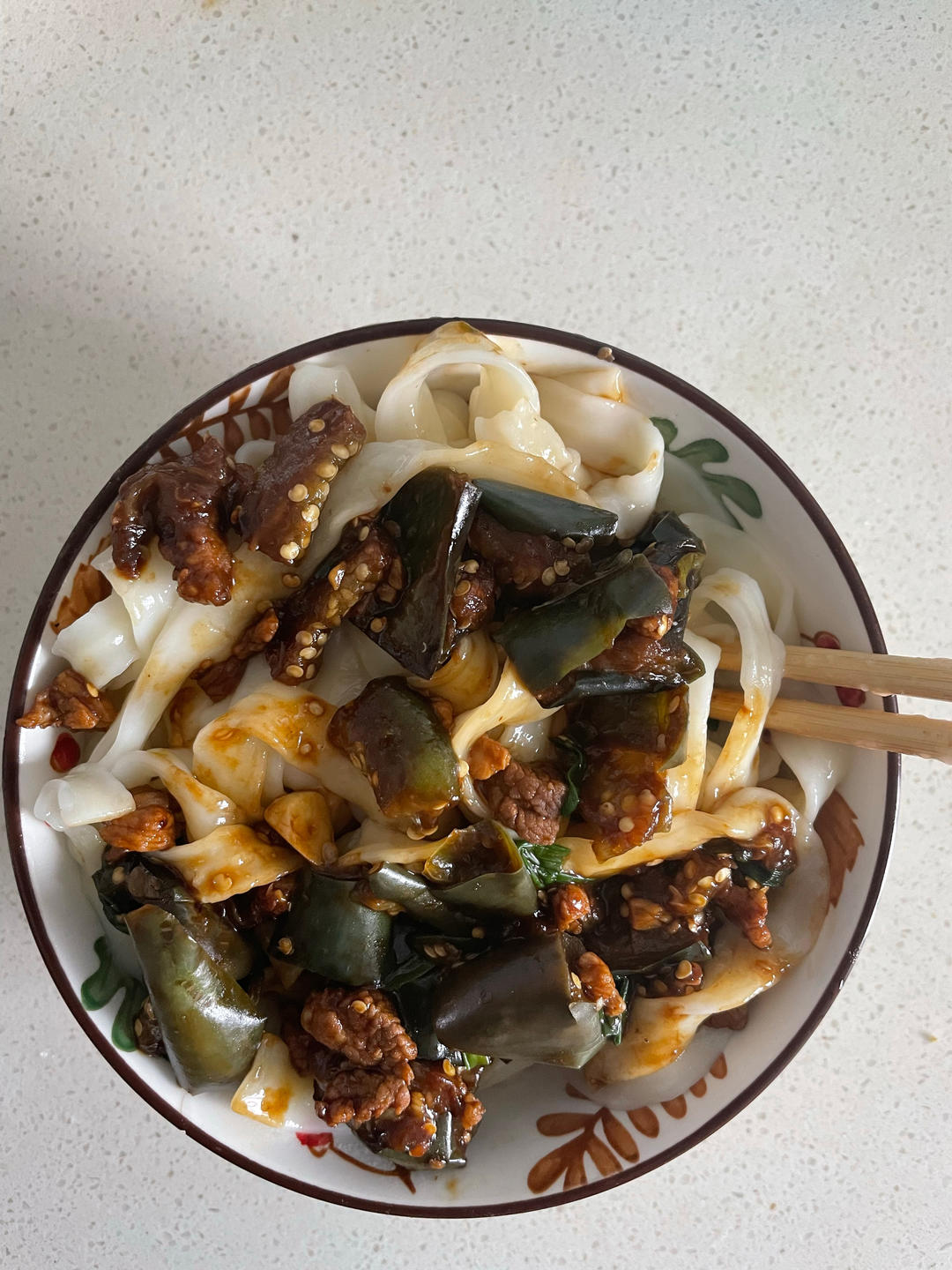 茄子焖面