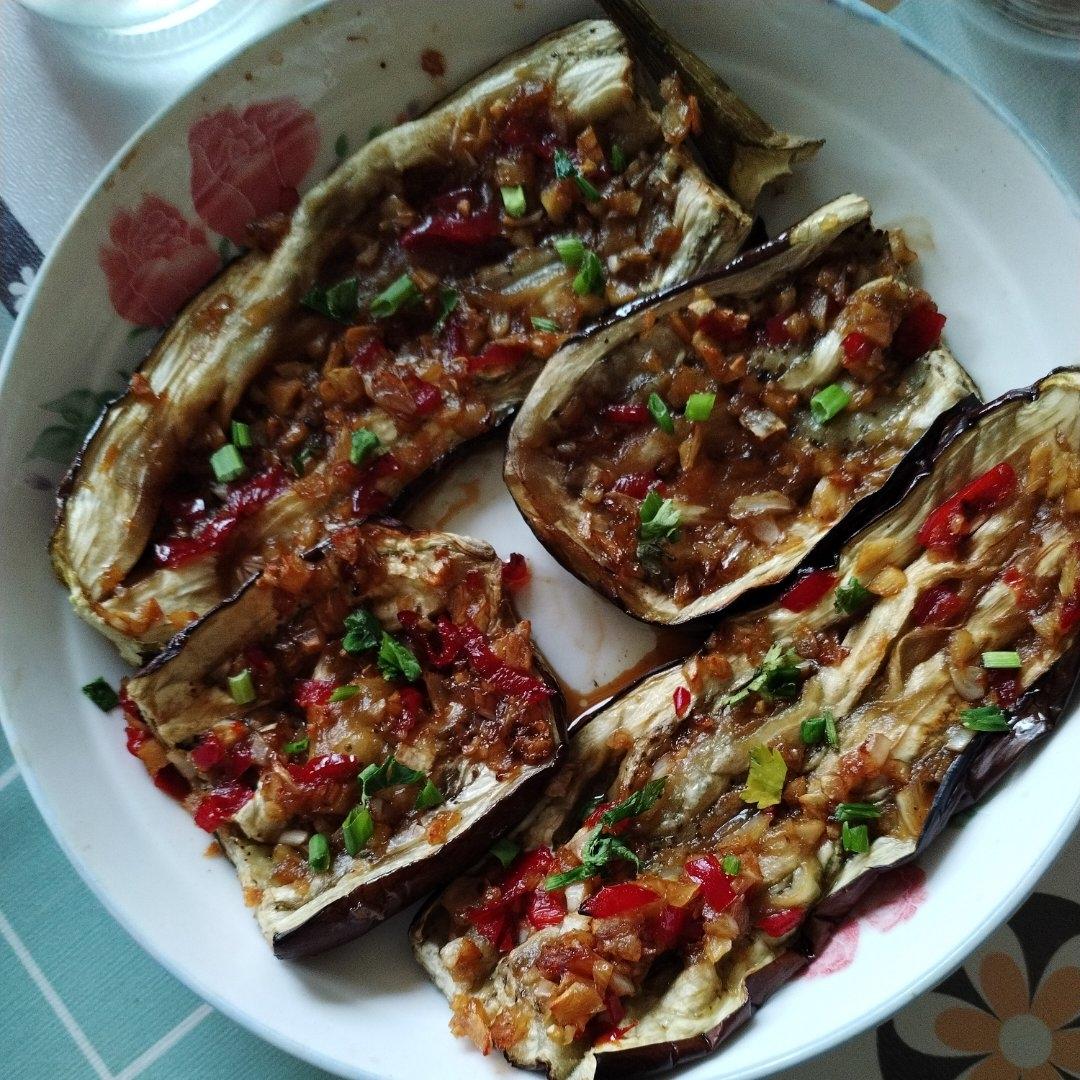 🔥蒜蓉烤茄子🍆｛空气炸锅食谱｝