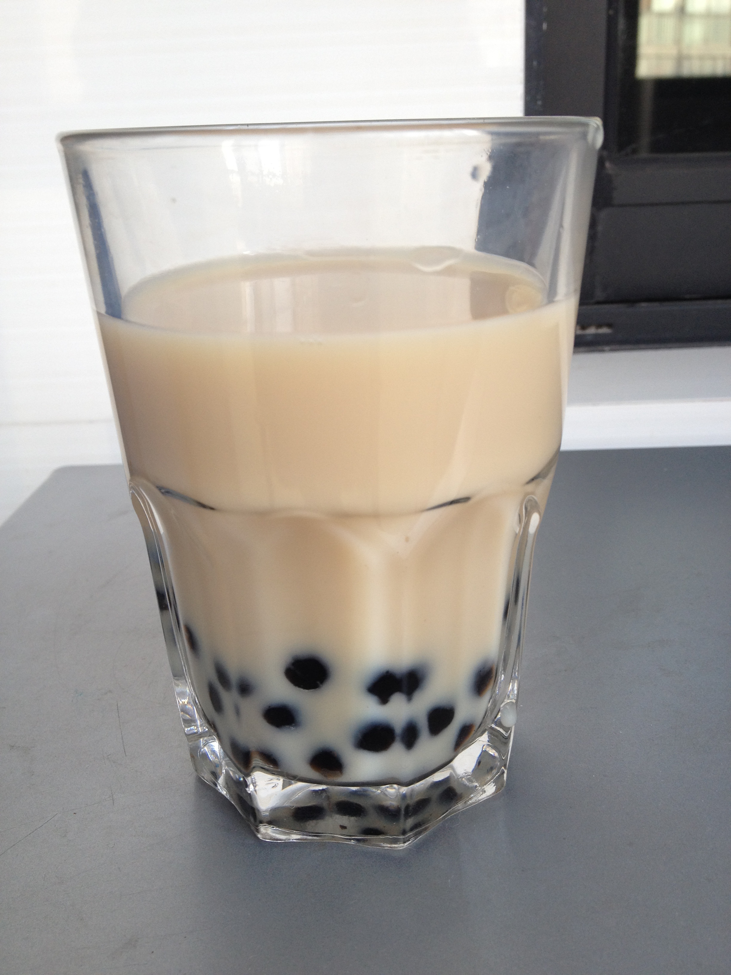 大白白白白励志做厨娘做的珍珠奶茶