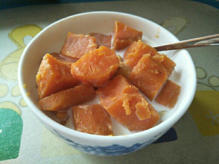 牛奶红薯糖水