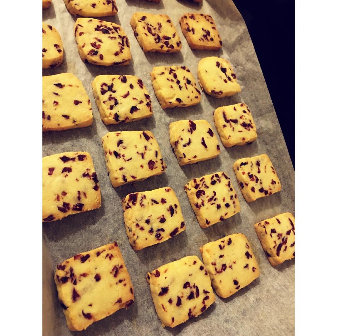 低糖少油版蔓越莓饼干