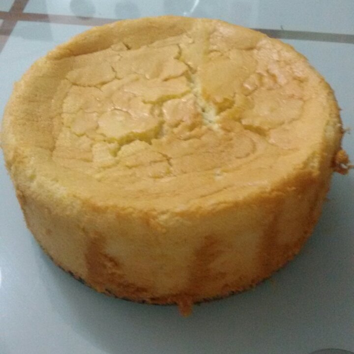 6寸原味戚风蛋糕
