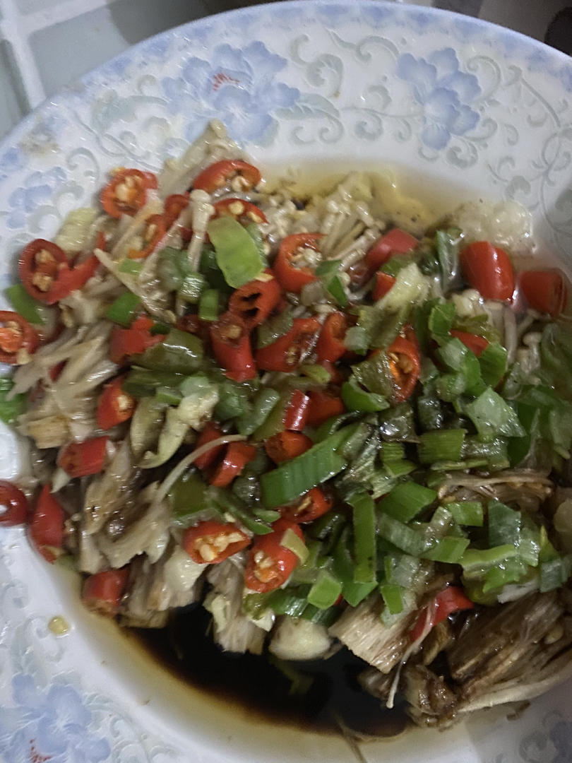 清蒸金针菇