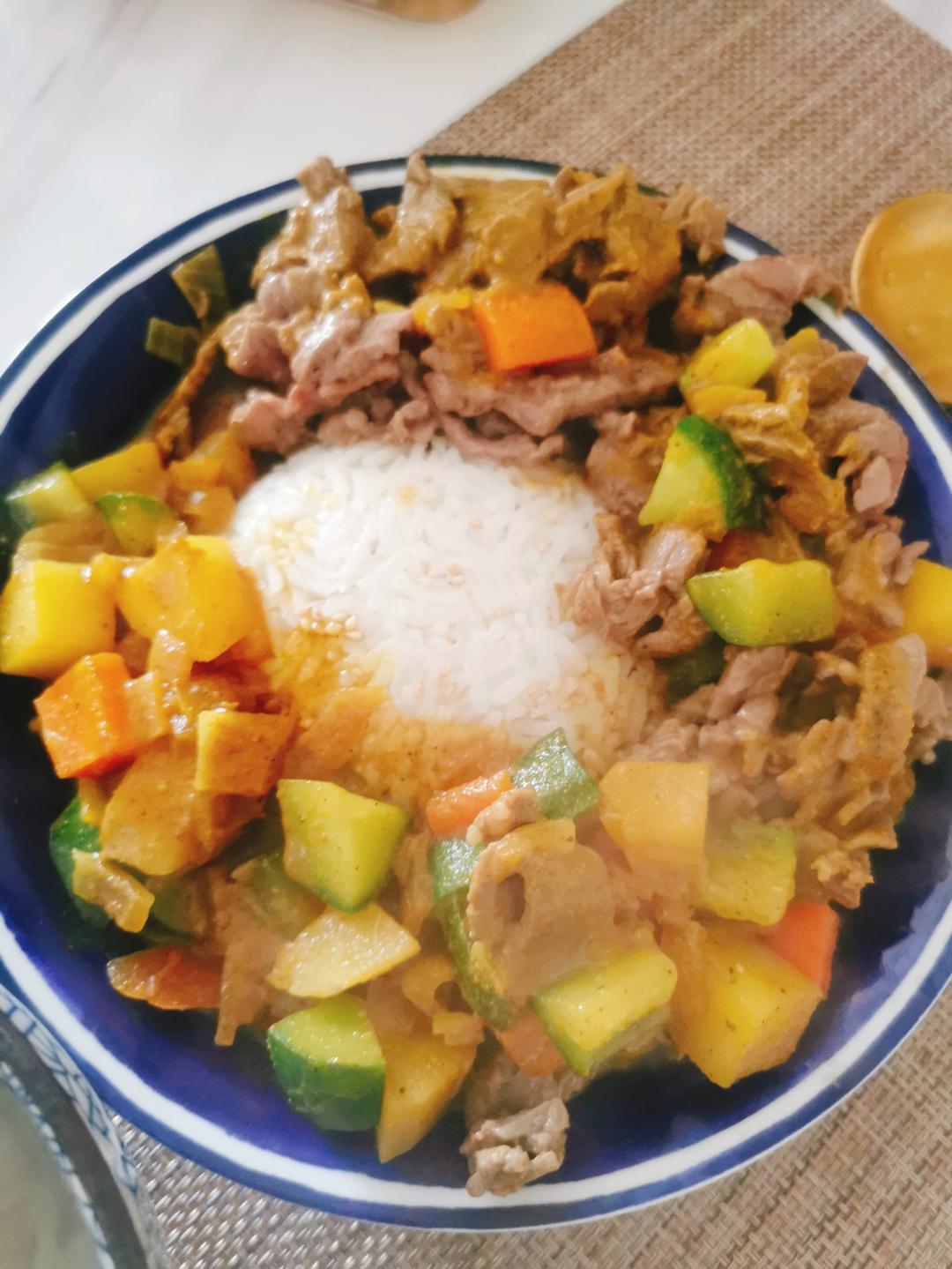 快手版咖喱牛柳