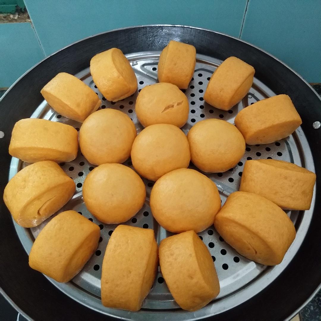 胡萝卜奶香馒头