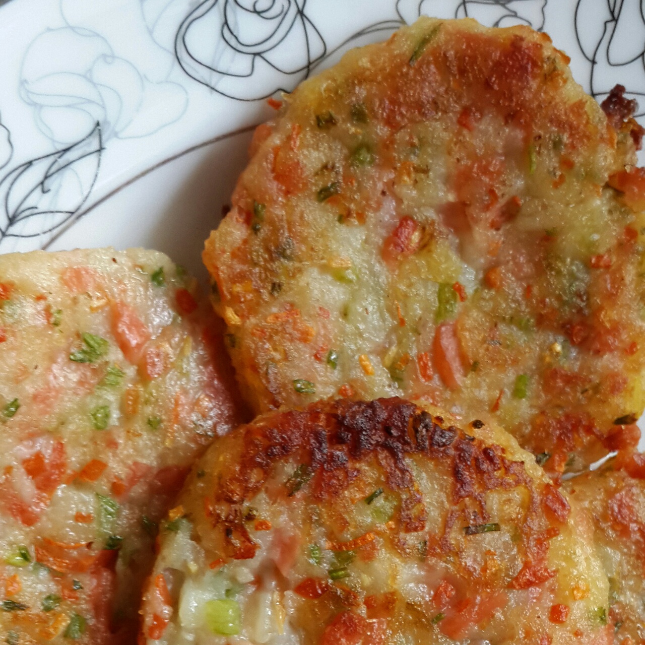 土豆泥火腿鸡蛋饼