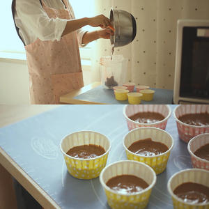 巧克力马芬杯子蛋糕的做法 步骤6