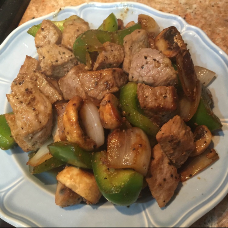 黑椒牛肉粒