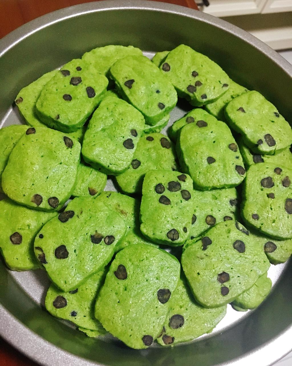 抹茶红豆曲奇^v^百分百成功