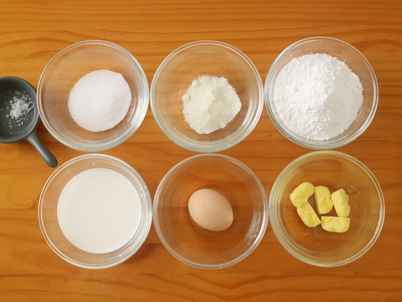 纯奶手撕吐司的做法 步骤1