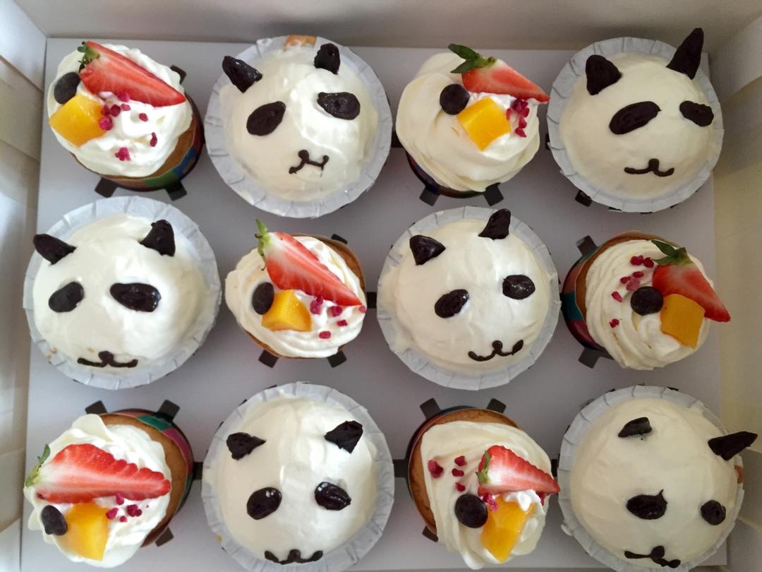 萌萌哒动物型cup cake