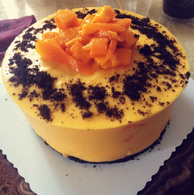 《Tinrry下午茶》教你做芒果流心慕斯（6寸配方）