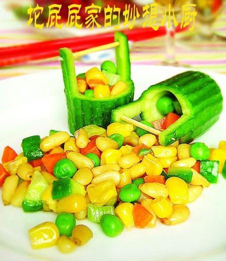 蔬果杂烩黄瓜桶的做法
