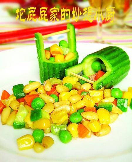 蔬果杂烩黄瓜桶的做法