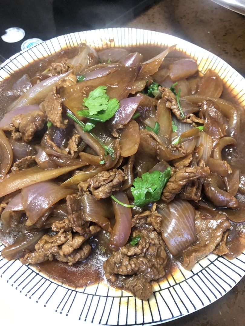 简单的洋葱炒牛肉