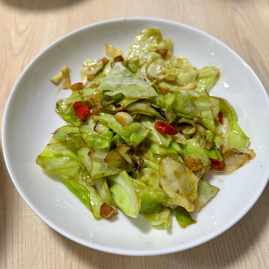 清炒包菜