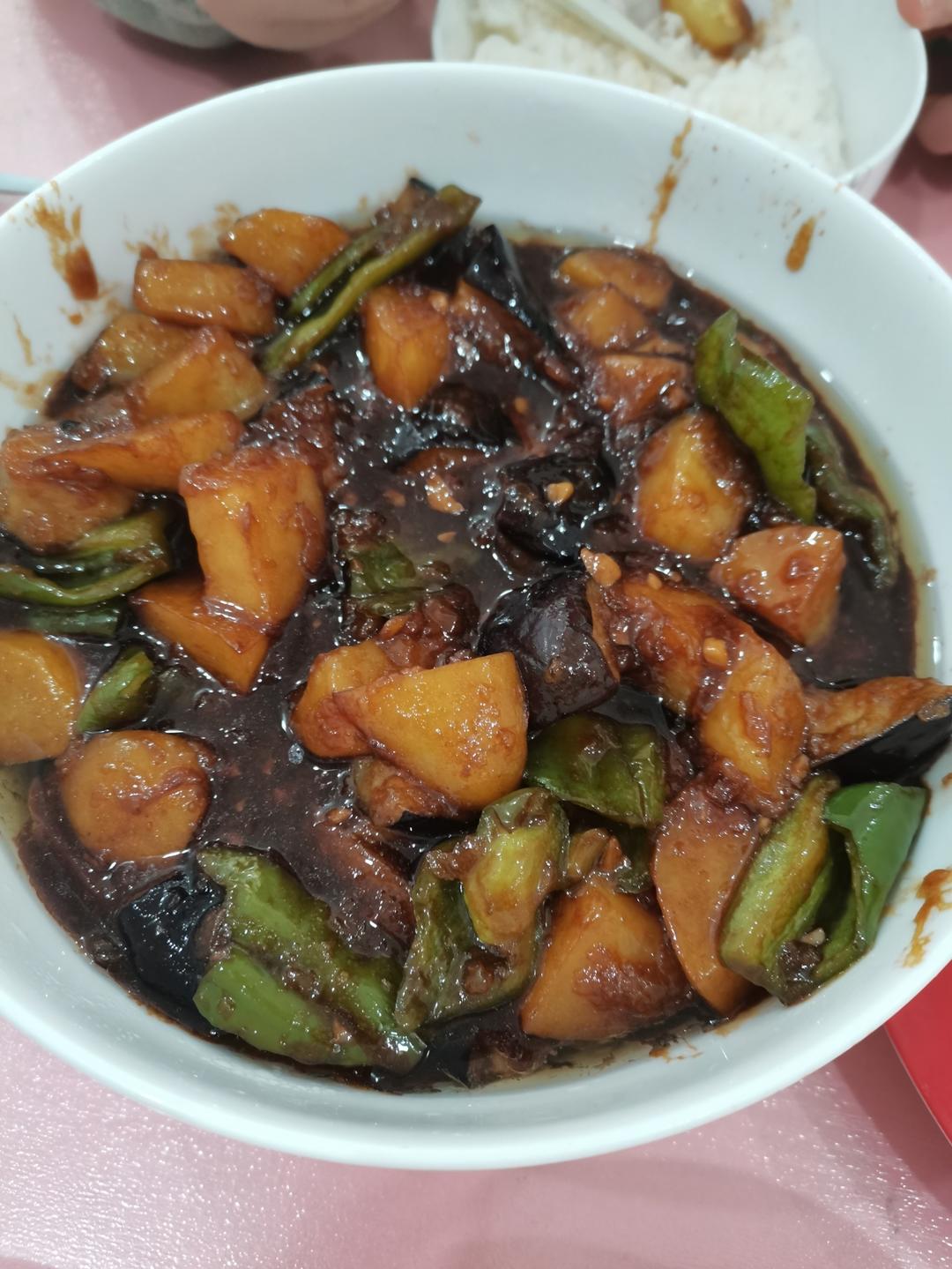 超级下饭的地三鲜
