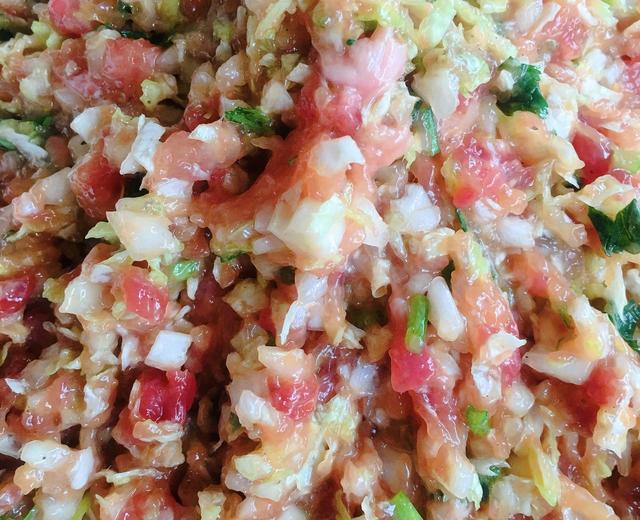 「白菜🥬猪肉馅儿」这样调,鲜嫩多汁👍👍👍 「白菜🥬猪肉馅儿」这样调,鲜嫩多汁👍👍👍