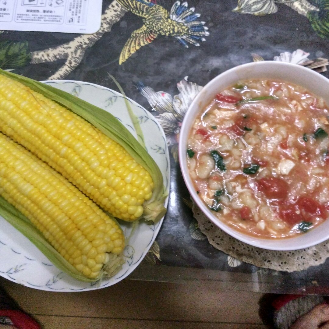 西红柿鸡蛋疙瘩汤