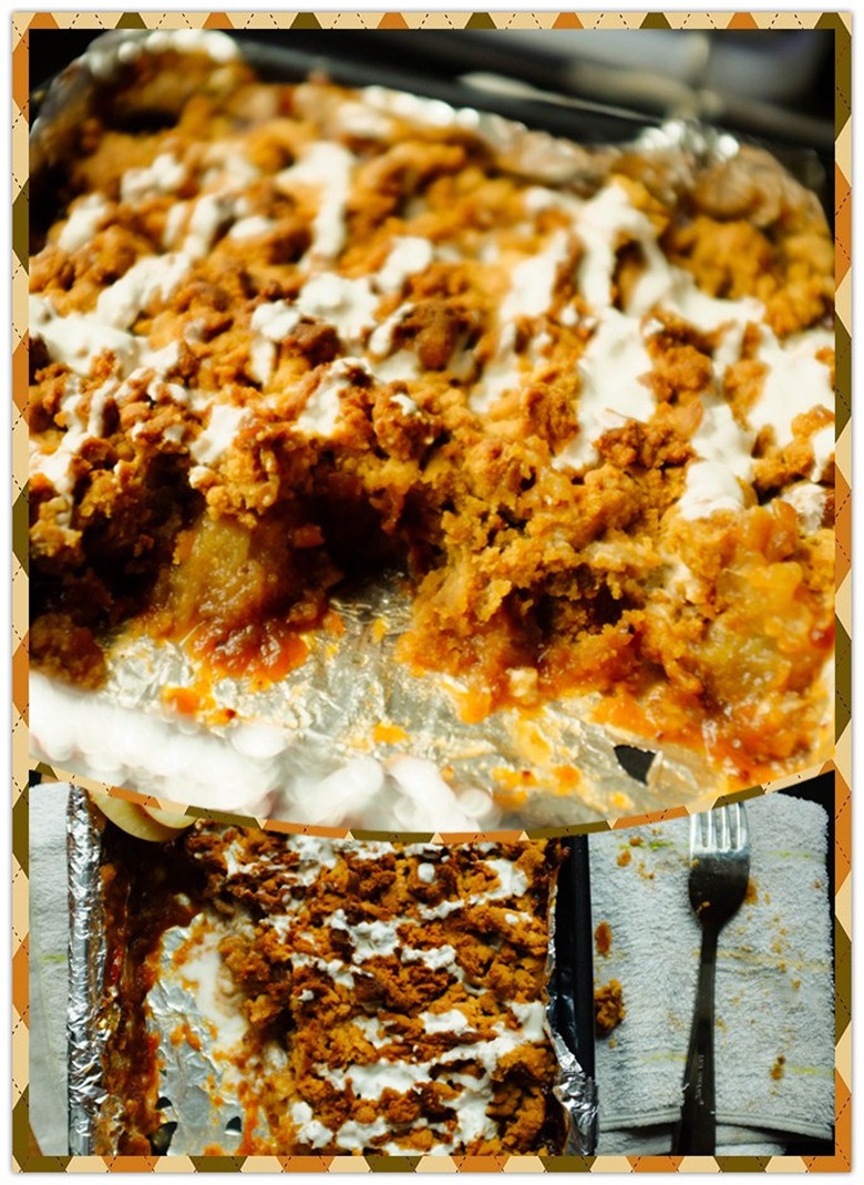 英式传统甜点Apple Crumble 苹果派