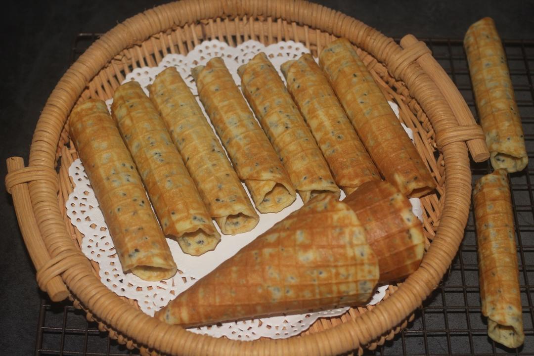 香脆可口的蛋卷卷