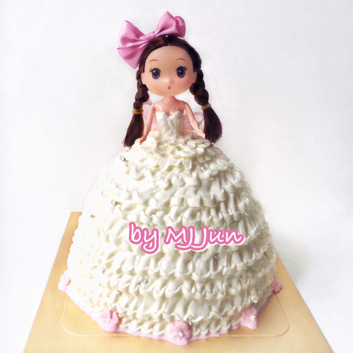 梦幻时尚的芭比蛋糕