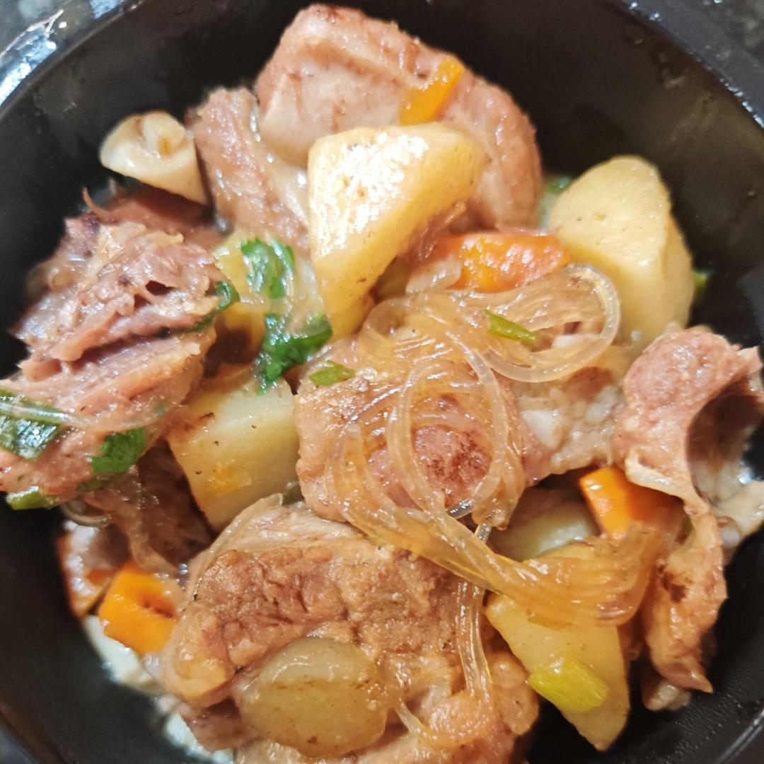 土豆炖排骨