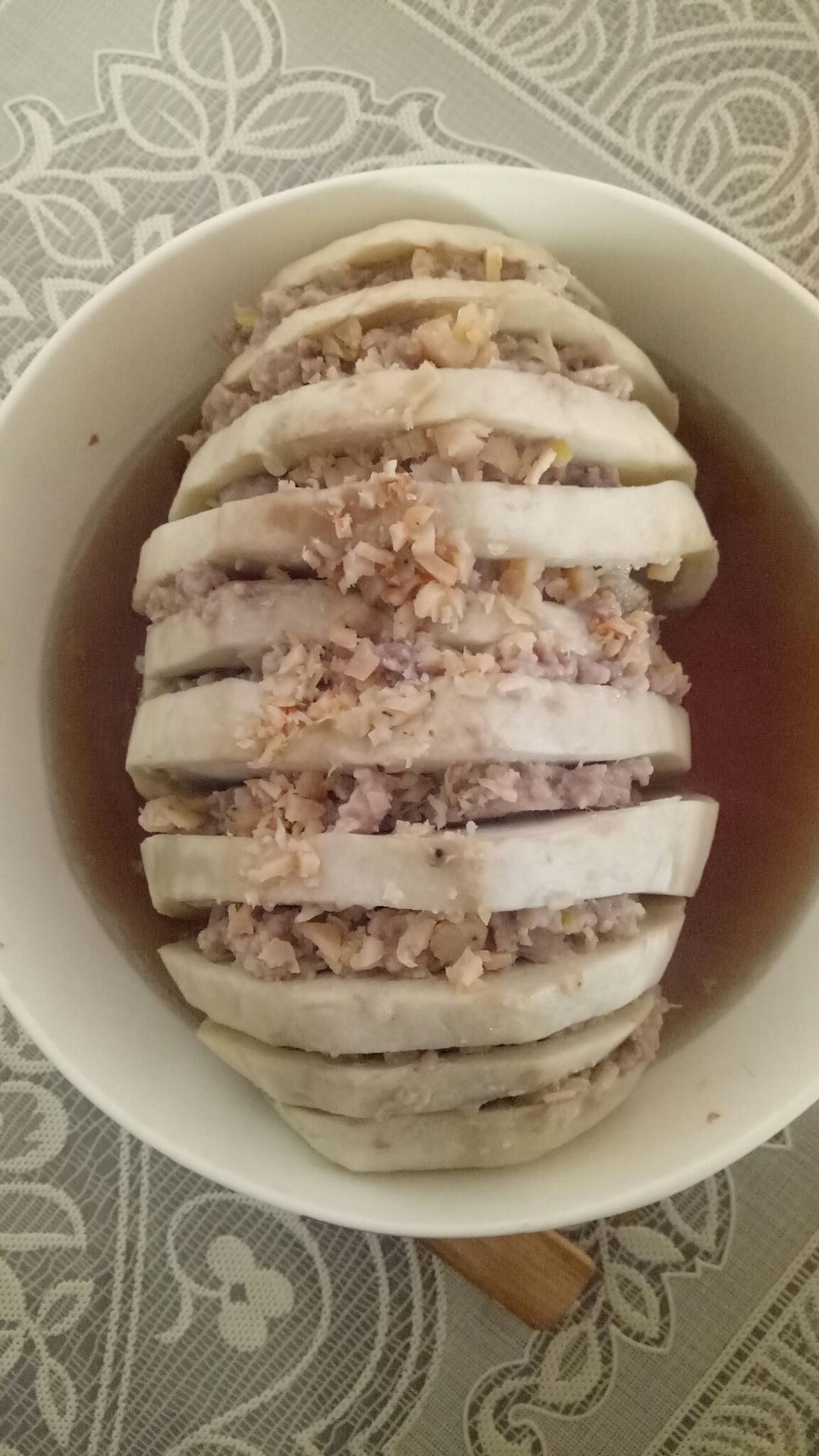 【蒸茄夹的做法步骤图，蒸茄夹怎么做好吃】七色天-1_下厨房
