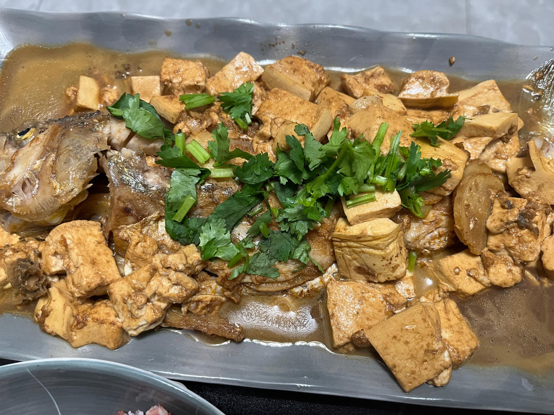 黄鱼炖豆腐