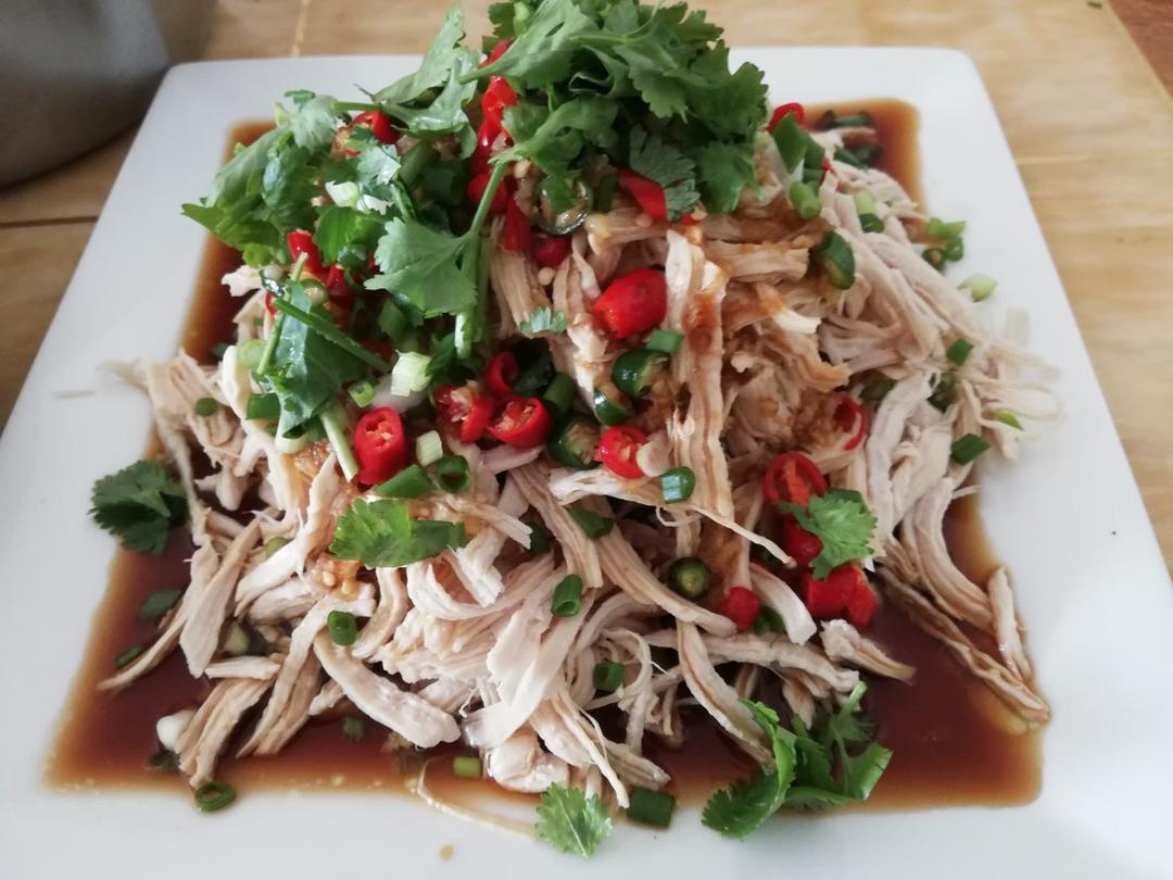 夏日减肥可以吃的肉:凉拌鸡丝