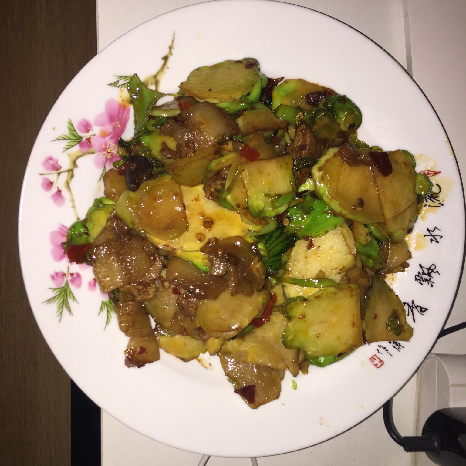 榨菜头炒肉片