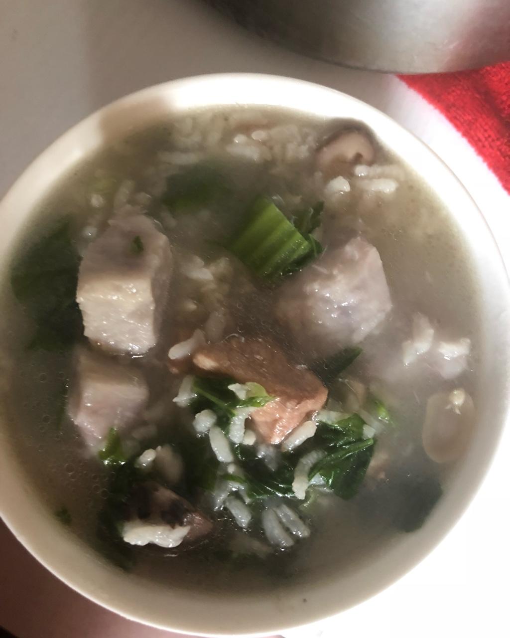 香菇瘦肉芋头粥