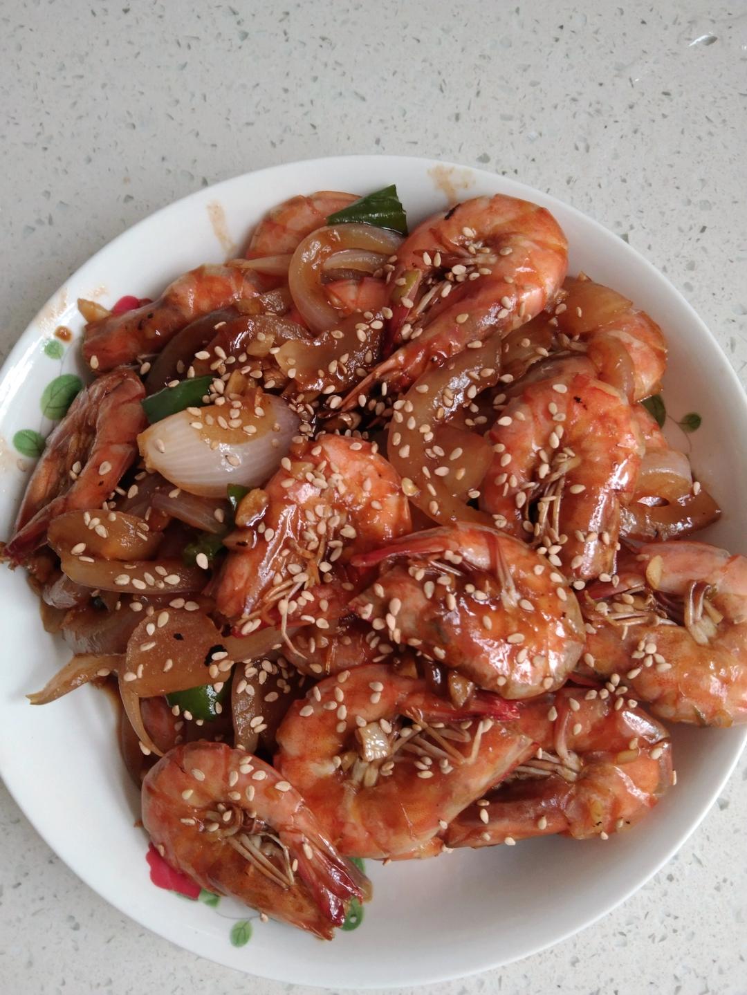 家庭版油焖大虾