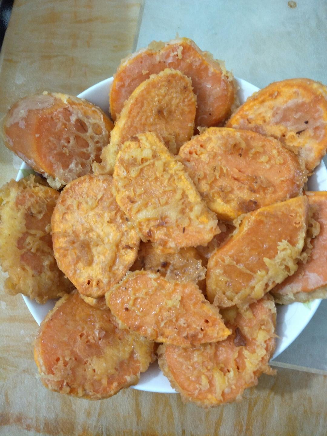 鸡蛋炸地瓜