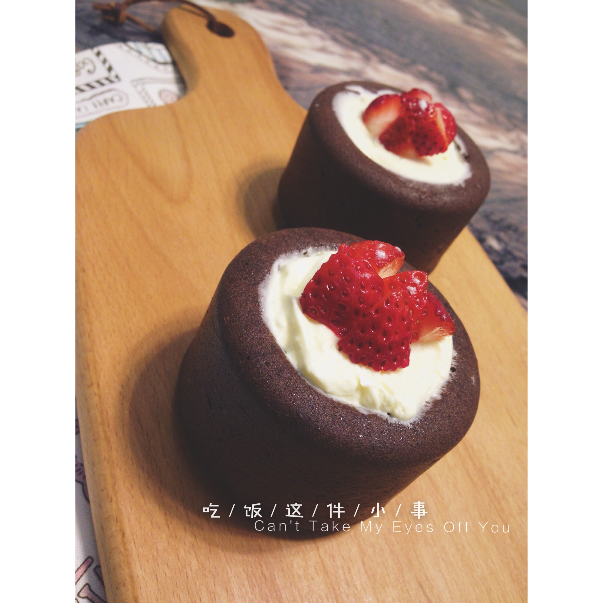 （堡尔美克）可可蛋糕杯芝士夹心（内含脱模方法）--Bowl maker's majic