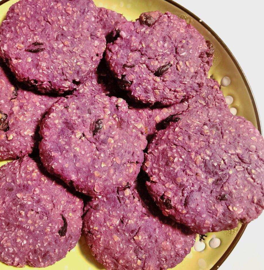 辣妹美食｜第二十九集 ㊙️紫薯燕麦饼干