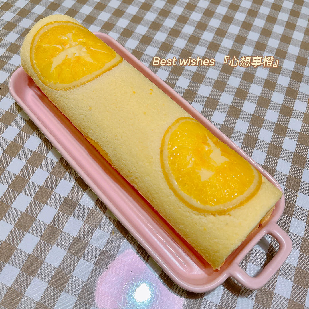 橙香蛋糕卷