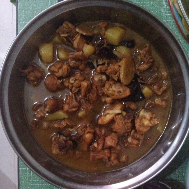 新疆大盘鸡（炒糖版）