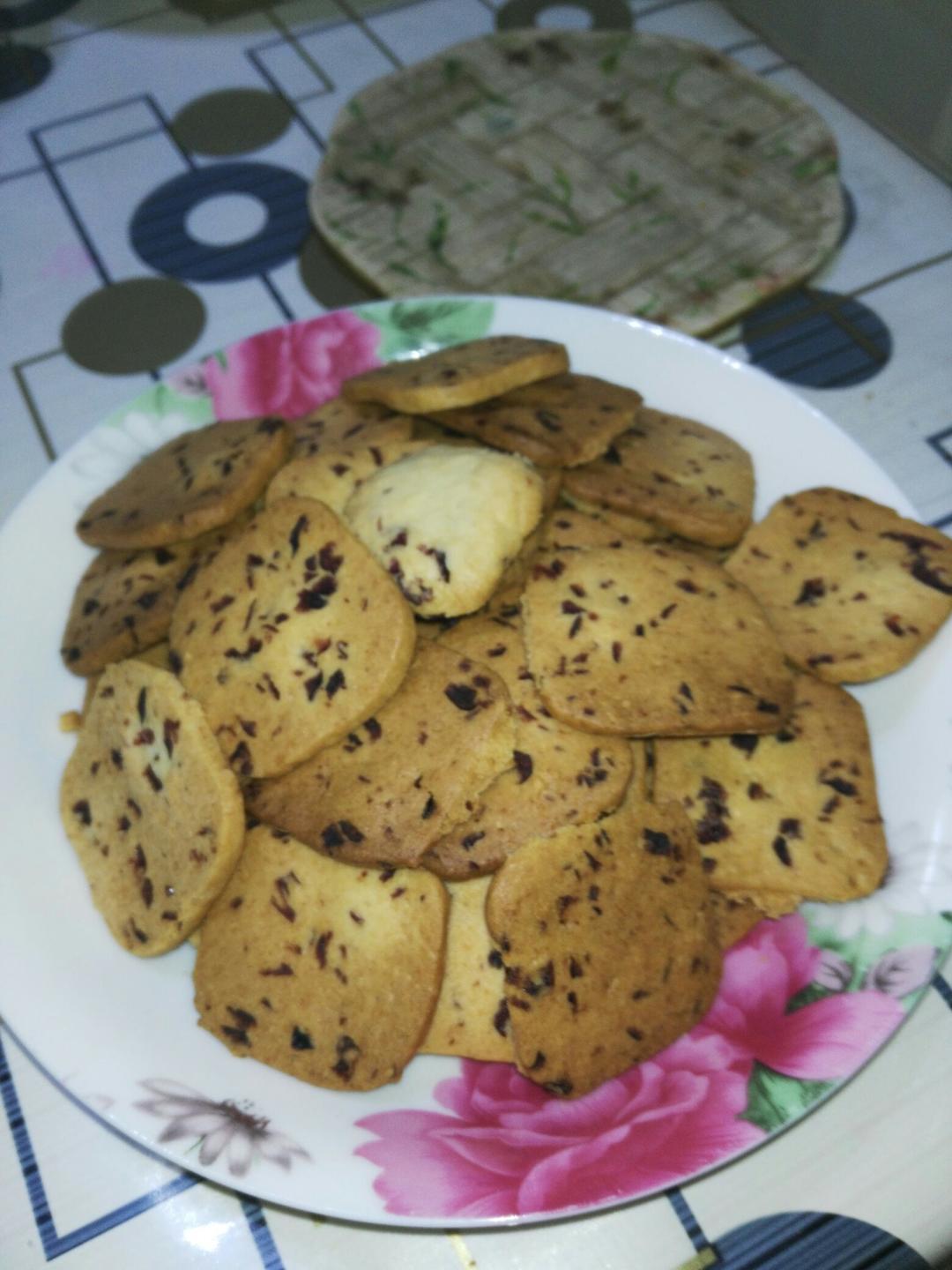 蔓越莓饼干的做法（烤箱做饼干）