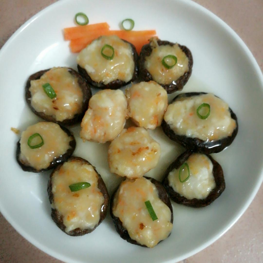 豆腐肉末酿香菇