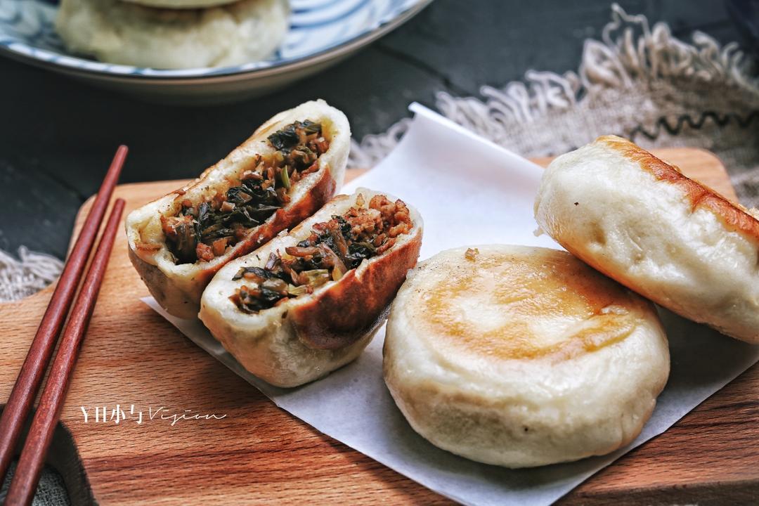 梅干菜肉煎包的做法