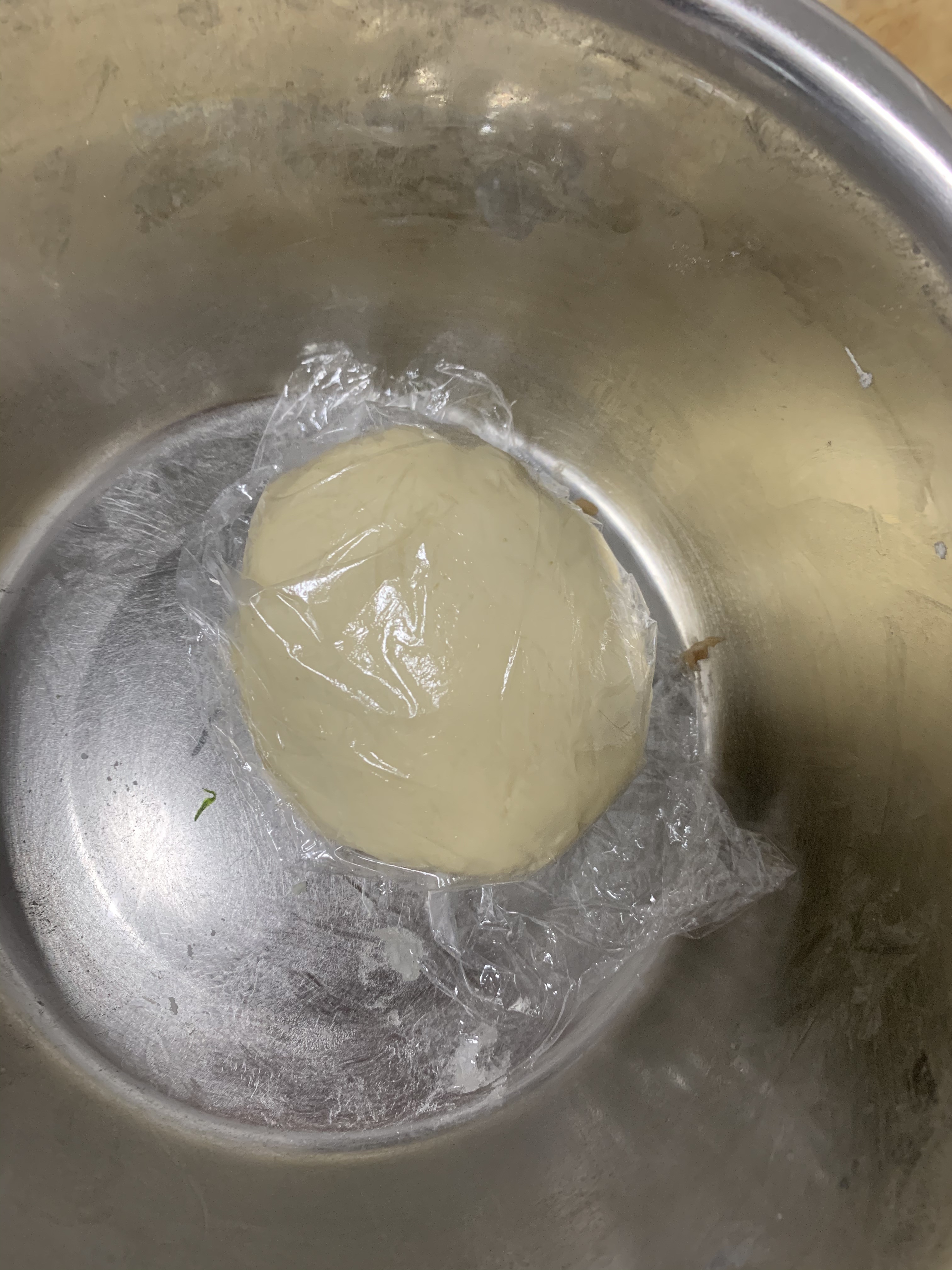 紫薯芋泥馅的蛋黄酥➕鲜肉酥皮月饼 20个量的做法 步骤3