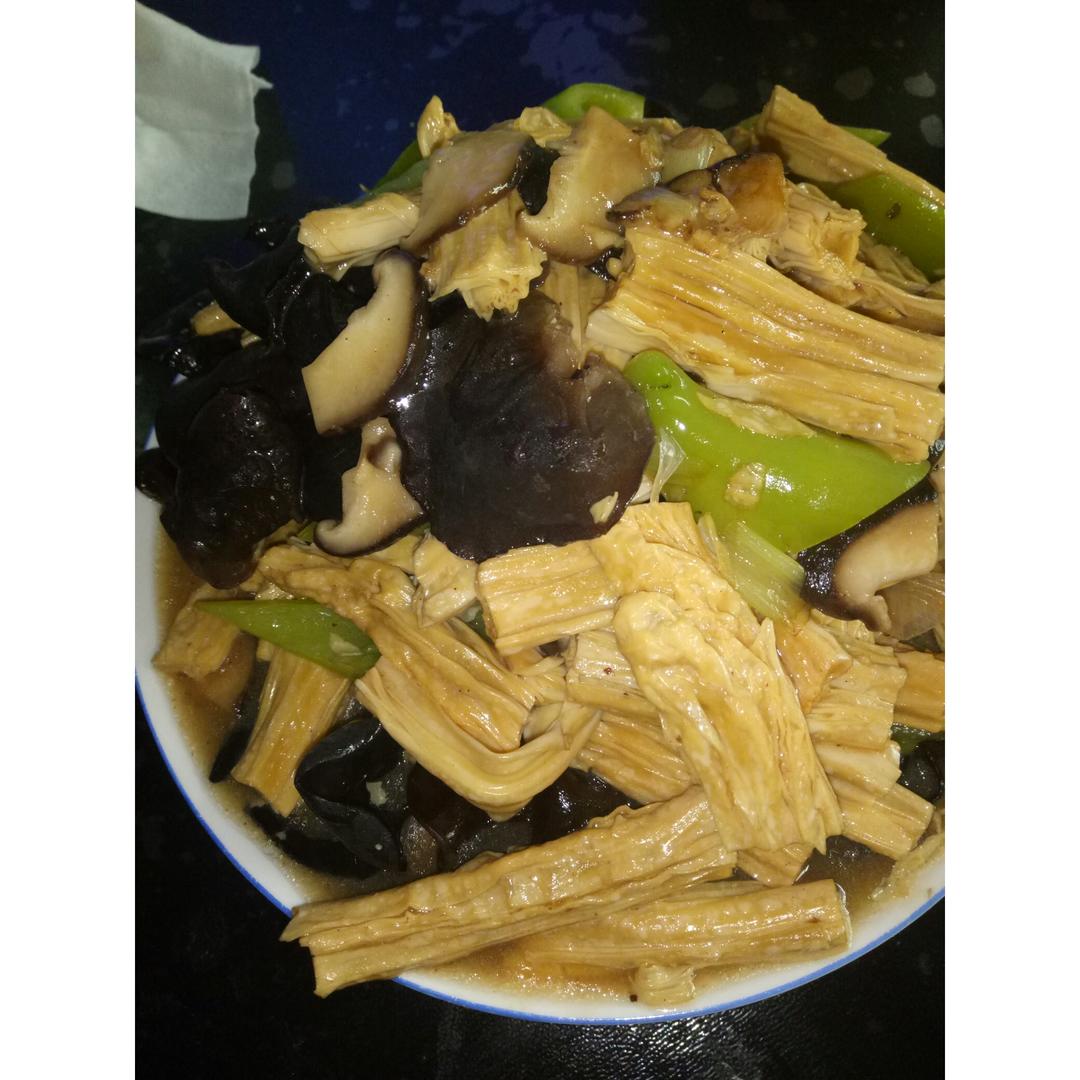 烧腐竹
