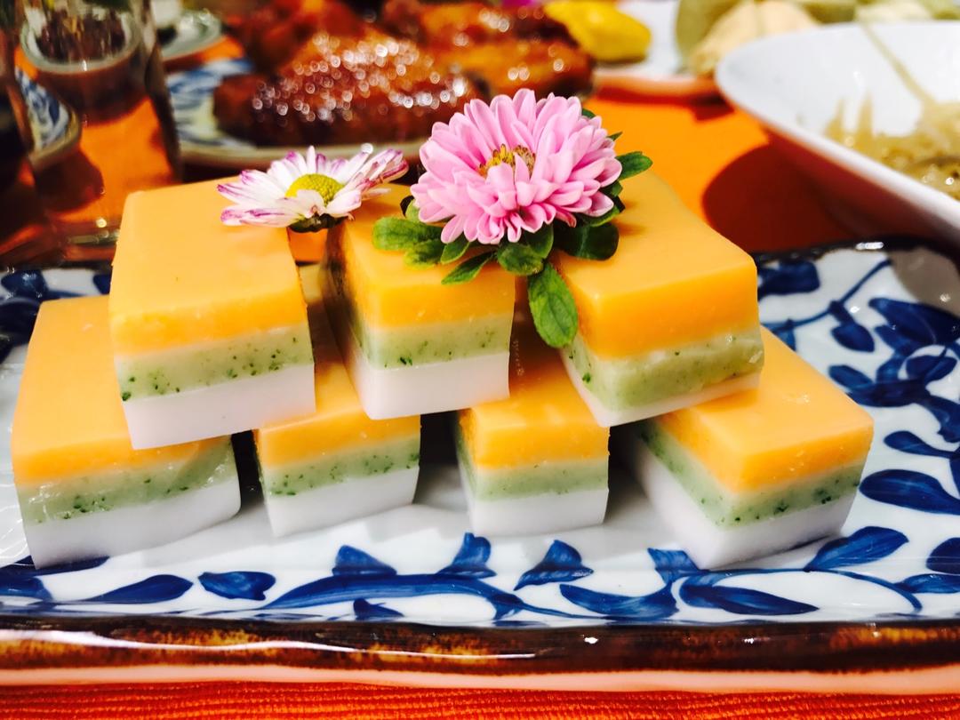 彩色猪皮冻