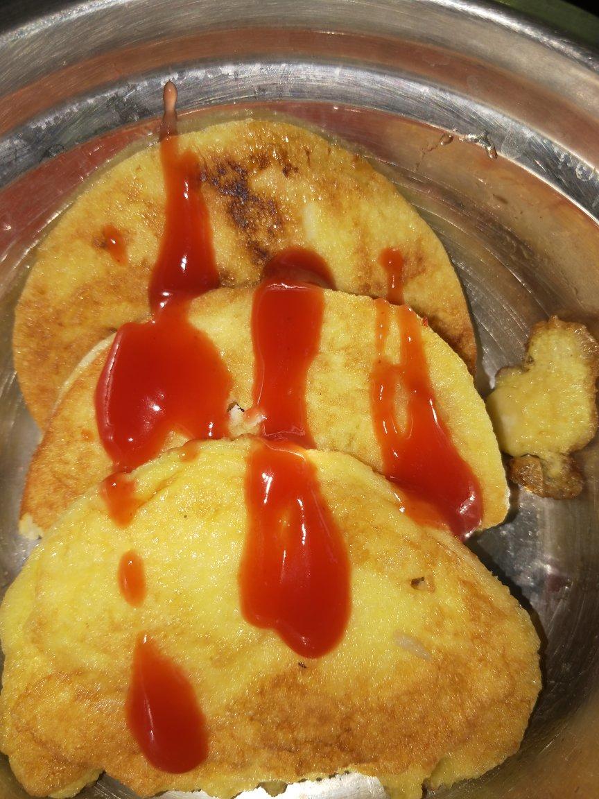 鸡蛋煎馒头片