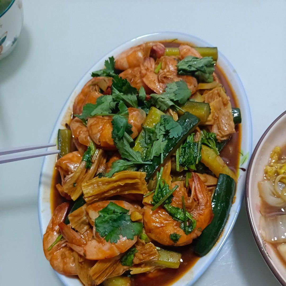 家庭版油焖大虾