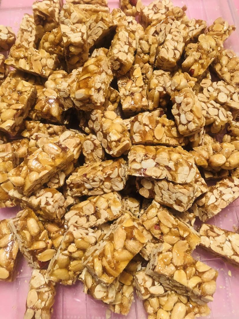 无水无油香脆花生糖