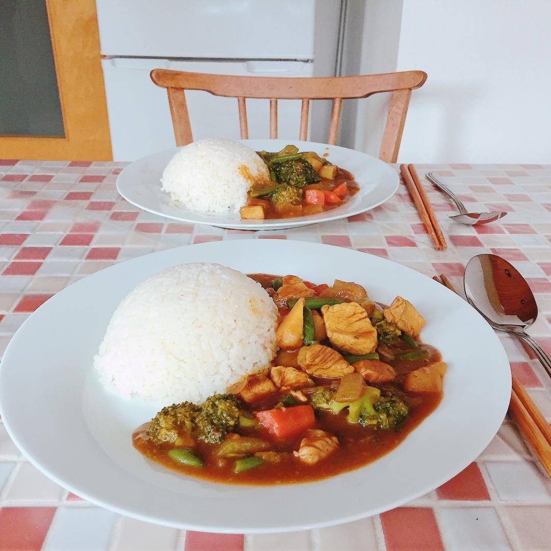 日式鸡肉咖喱饭